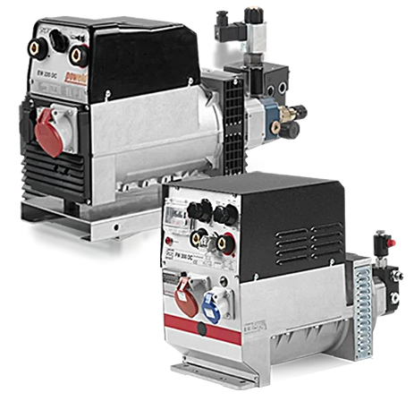 Saldatrici con motore idraulico